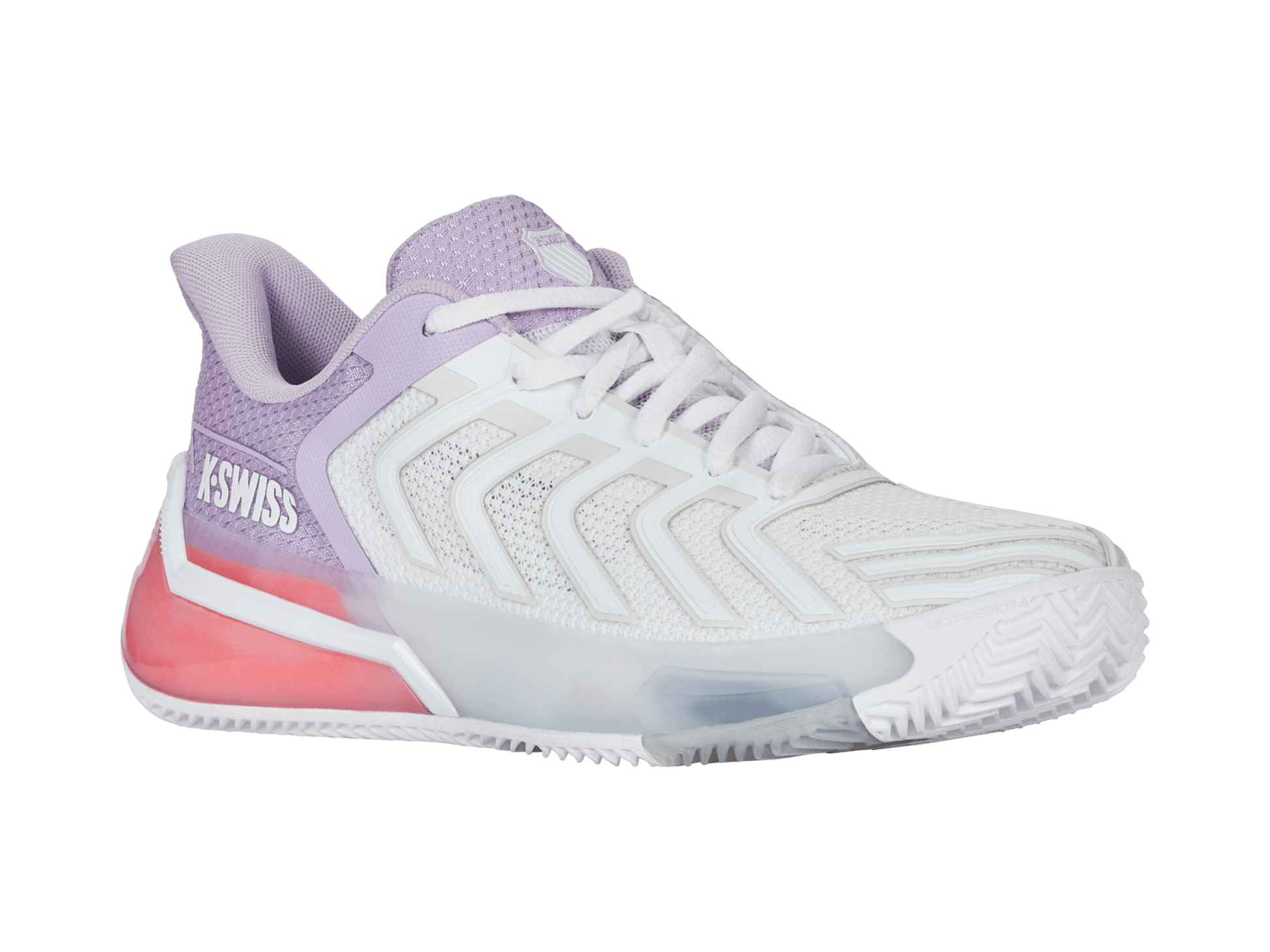 94438 - 182 - M | ULTRASHOT 4 CLAY | WHITE/ORCHID PETAL/NEON BLAZE - K - Swiss US - FOOTWEAR