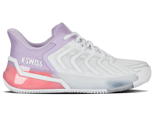 94438 - 182 - M | ULTRASHOT 4 CLAY | WHITE/ORCHID PETAL/NEON BLAZE - K - Swiss US - FOOTWEAR
