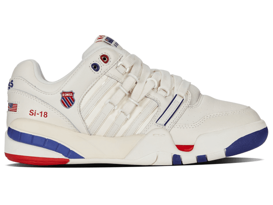 94440 - 124 - M | SI - 18 INTERNATIONAL C | BRILLIANT WHITE/CLASSIC BLUE/RED - K - Swiss US - FOOTWEAR