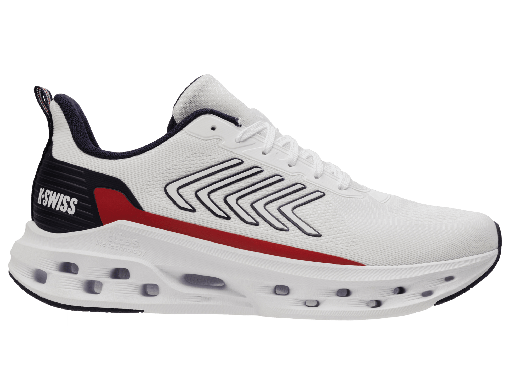 94494 - 130 - M | MELROSE TUBES LITE | WHITE/NAVY/RED - K - Swiss US - FOOTWEAR