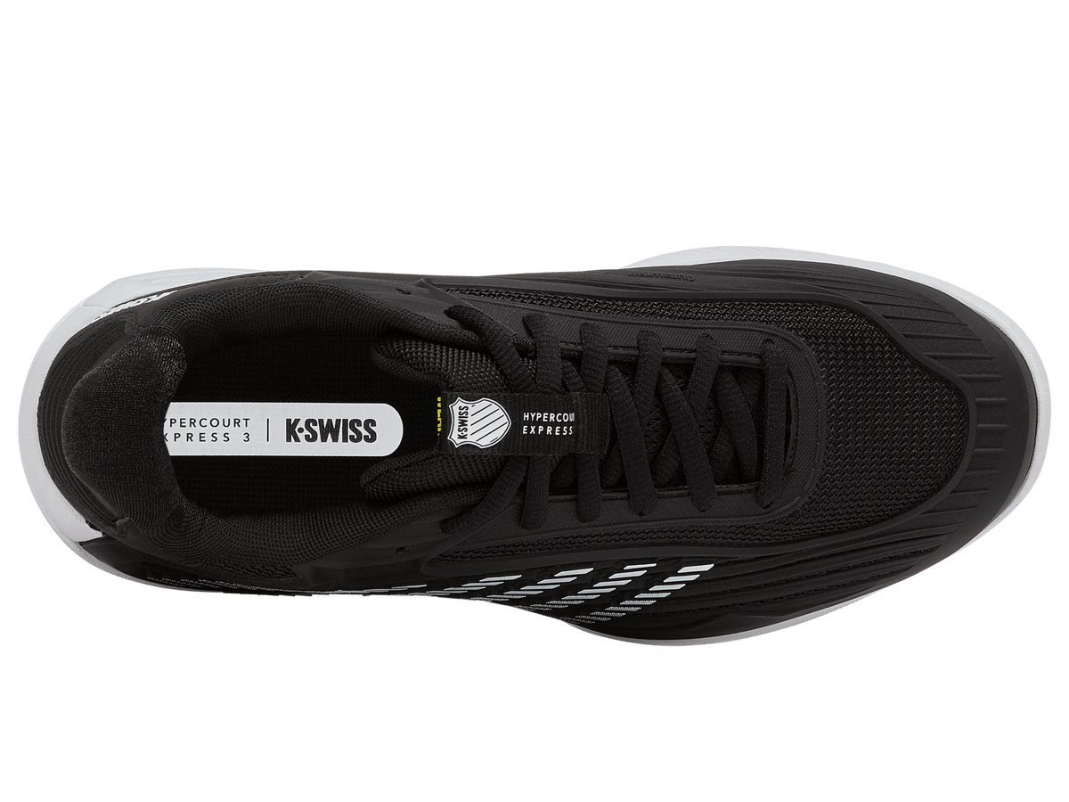 94603-002-M | HYPERCOURT EXPRESS 3 | BLACK/WHITE - K-Swiss US FOOTWEAR