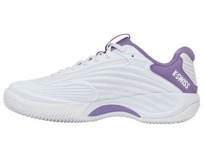 94604 - 149 - M | HYPERCOURT EXPRESS 3 CLAY | WHITE/PURPLE HAZE/LUNAR ROCK - K - Swiss US - FOOTWEAR