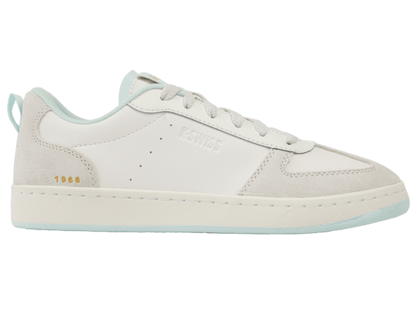 94734 - 051 - M | COURT VARSITY | CLOUD DANCER/SNOW WHITE/MINT JULEP - K - Swiss US - FOOTWEAR