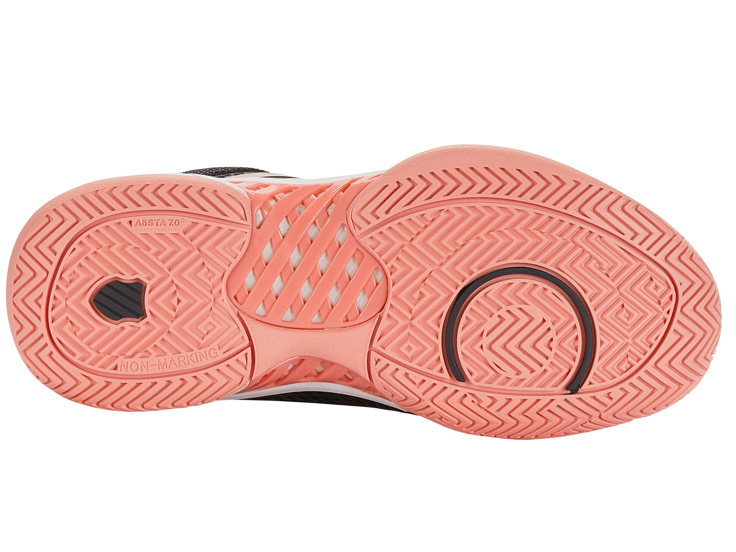 96563-036-M | EXPRESS LIGHT PICKLEBALL | ASPHALT/STEEL GRAY/PEACH