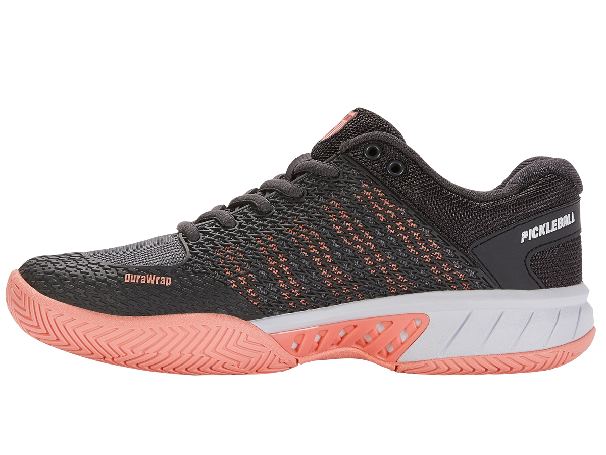 96563-036-M | EXPRESS LIGHT PICKLEBALL | ASPHALT/STEEL GRAY/PEACH