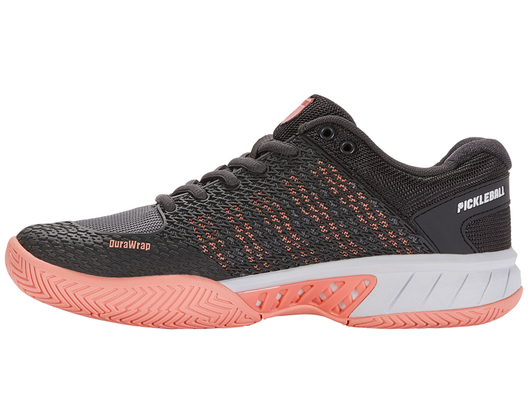 96563-036-M | EXPRESS LIGHT PICKLEBALL | ASPHALT/STEEL GRAY/PEACH