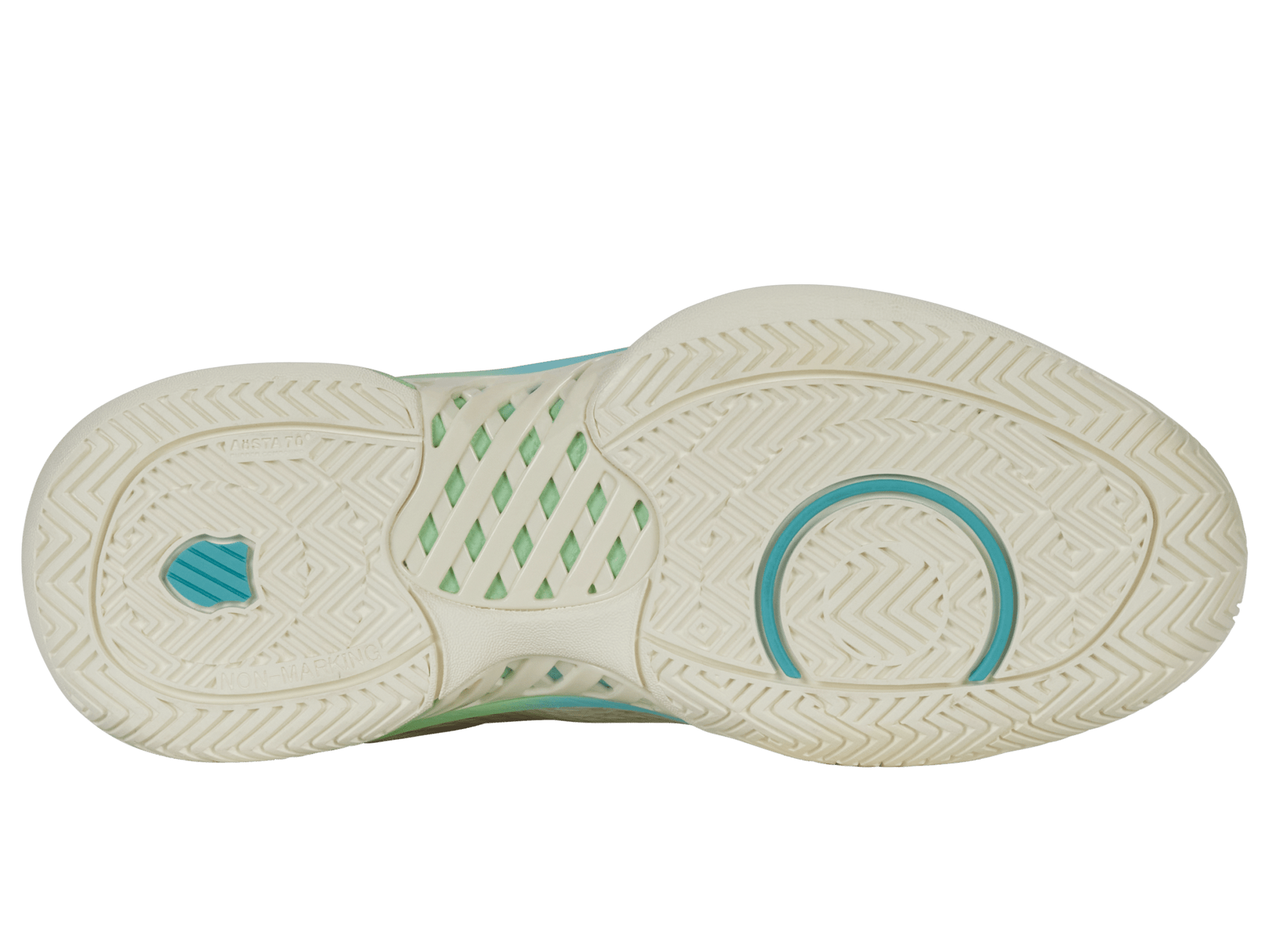 96563 - 258 - M | EXPRESS LIGHT PICKLEBALL | EGRET/PATINA GREEN - K - Swiss US - FOOTWEAR