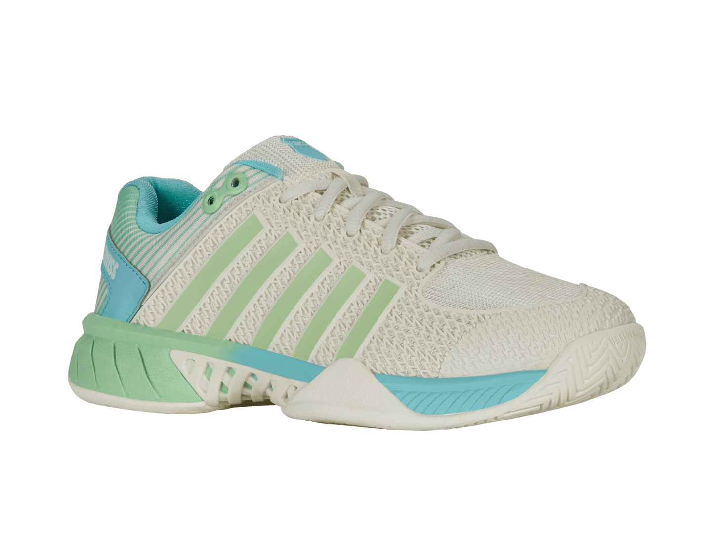 96563 - 258 - M | EXPRESS LIGHT PICKLEBALL | EGRET/PATINA GREEN - K - Swiss US - FOOTWEAR