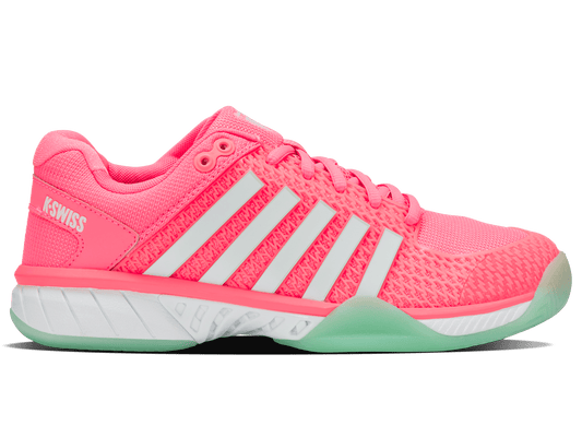 96563 - 649 - M | EXPRESS LIGHT PICKLEBALL | NEON PASTEL PINK/NEON MINT/WHITE - K - Swiss US - FOOTWEAR