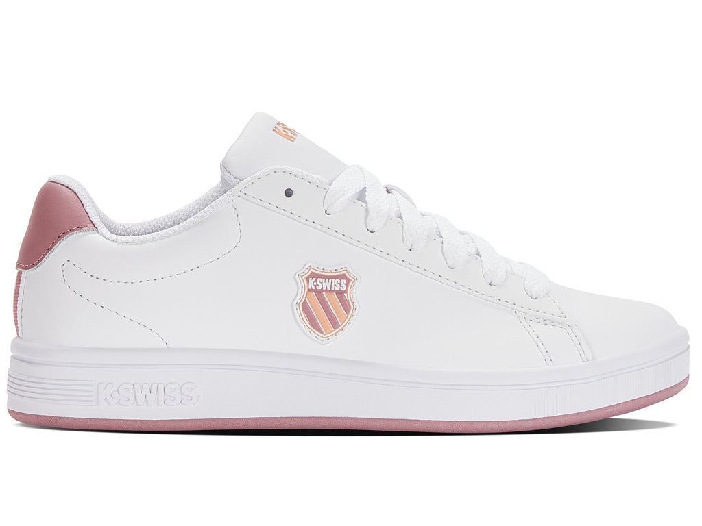 96599-952-M | COURT SHIELD | WHITE/FOXGLOVE/ALMOST APRICOT