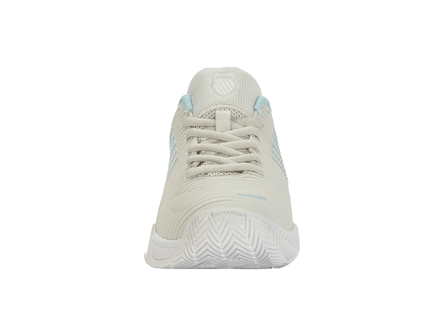 96613 - 089 - M | HYPERCOURT EXPRESS 2 | VAPOROUS GRAY/WHITE/BLUE GLOW - K - Swiss US - FOOTWEAR