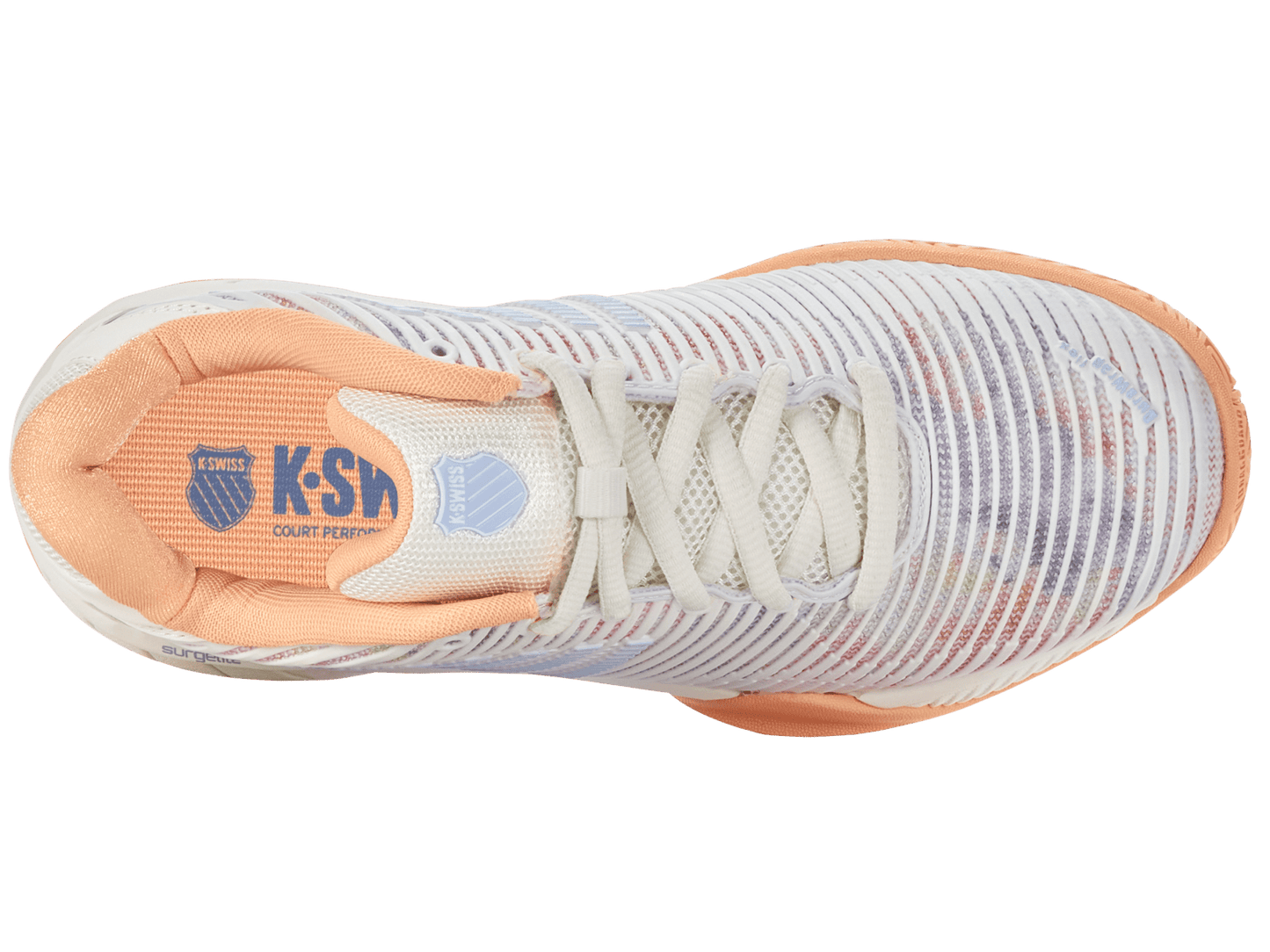 96613 - 165 - M | HYPERCOURT EXPRESS 2 | STAR WHITE/PEACH FUZZ/HEATHER - K - Swiss US - FOOTWEAR