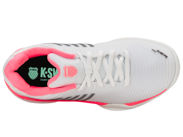 96613-173-M | HYPERCOURT EXPRESS 2 | WHITE/NEON PASTEL PINK/BLACK