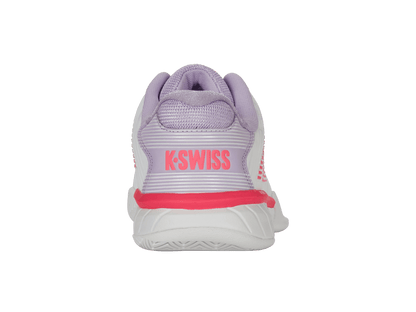 96613 - 182 - M | HYPERCOURT EXPRESS 2 | WHITE/ORCHID PETAL/NEON BLAZE - K - Swiss US - FOOTWEAR