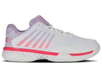 96613-182-M | HYPERCOURT EXPRESS 2 | WHITE/ORCHID PETAL/NEON BLAZE