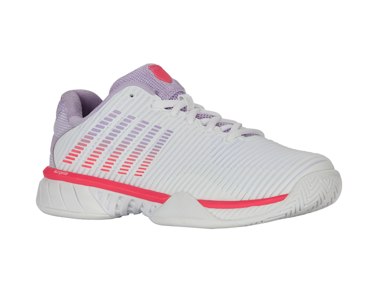 96613-182-M | HYPERCOURT EXPRESS 2 | WHITE/ORCHID PETAL/NEON BLAZE