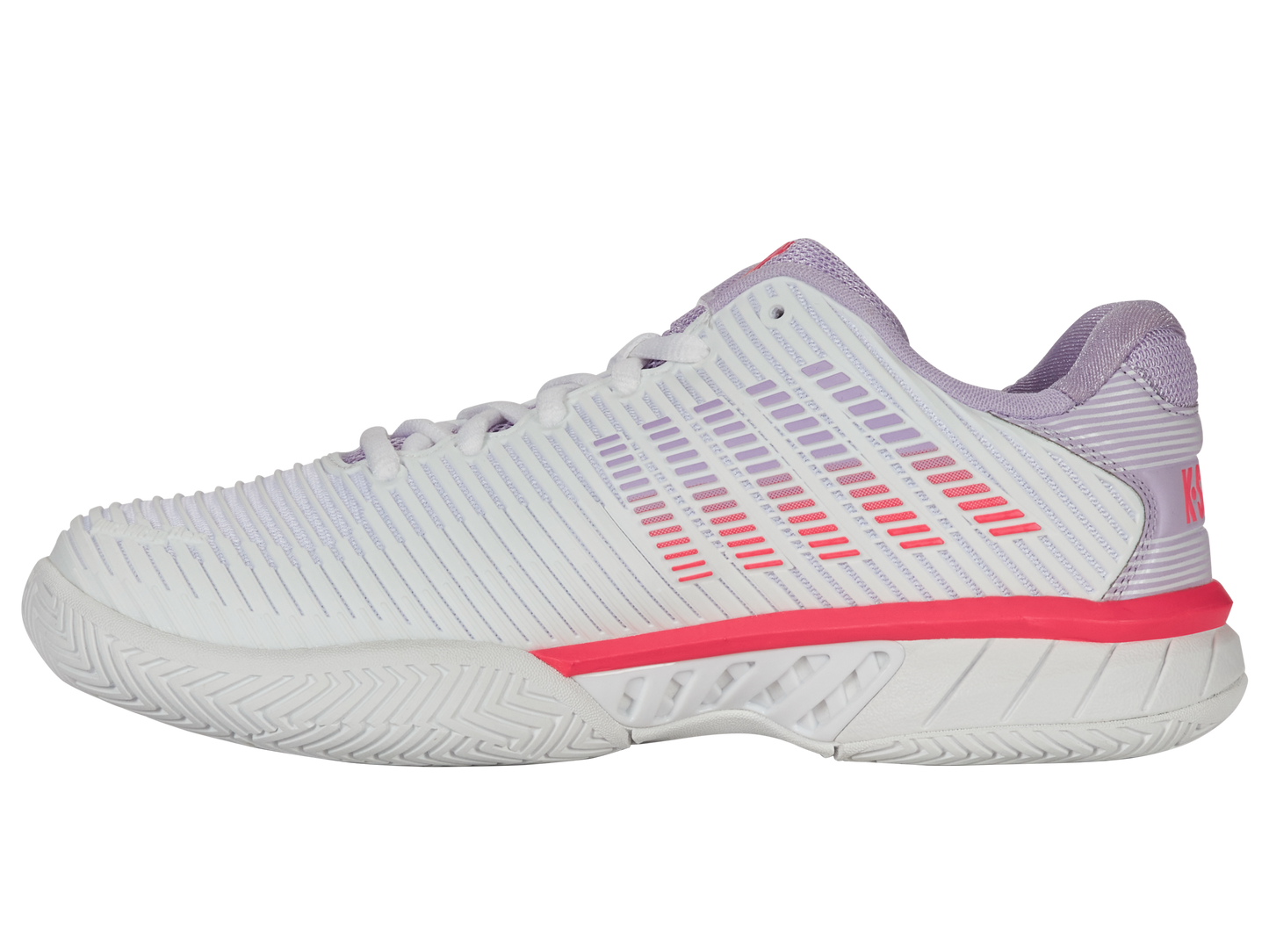 96613-182-M | HYPERCOURT EXPRESS 2 | WHITE/ORCHID PETAL/NEON BLAZE