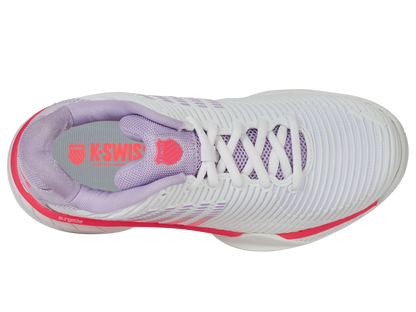 96613-182-M | HYPERCOURT EXPRESS 2 | WHITE/ORCHID PETAL/NEON BLAZE