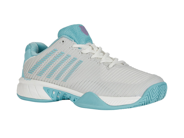 96613-190-M | HYPERCOURT EXPRESS 2 | BRILLIANT WHITE/ANGEL BLUE/SHEER LILAC