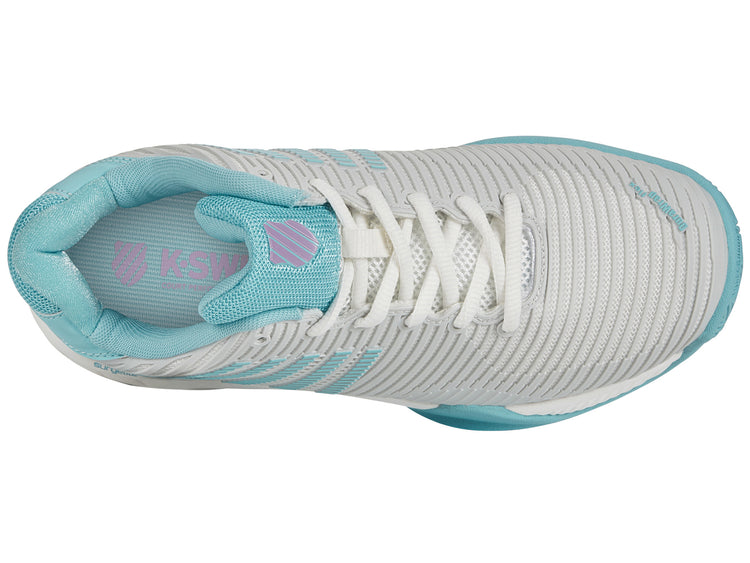 96613-190-M | HYPERCOURT EXPRESS 2 | BRILLIANT WHITE/ANGEL BLUE/SHEER LILAC