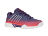 96613 - 593 - M | HYPERCOURT EXPRESS 2 | PURPLE PLUMERIA/WHITE/HOT CORAL - K - Swiss US - FOOTWEAR