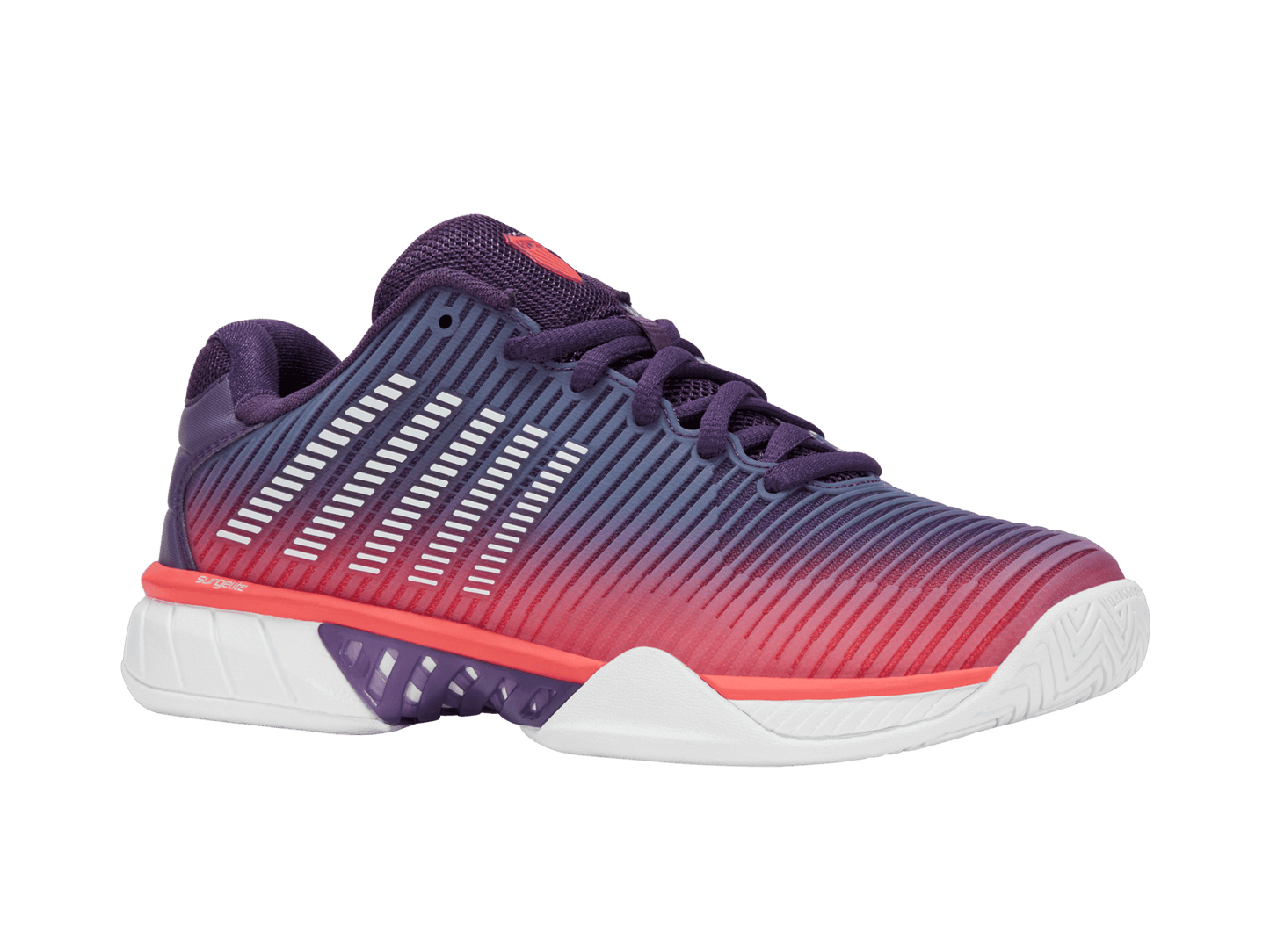 96613 - 593 - M | HYPERCOURT EXPRESS 2 | PURPLE PLUMERIA/WHITE/HOT CORAL - K - Swiss US - FOOTWEAR