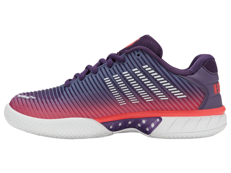 96613-593-M | HYPERCOURT EXPRESS 2 | PURPLE PLUMERIA/WHITE/HOT CORAL