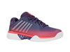96613-593-M | HYPERCOURT EXPRESS 2 | PURPLE PLUMERIA/WHITE/HOT CORAL
