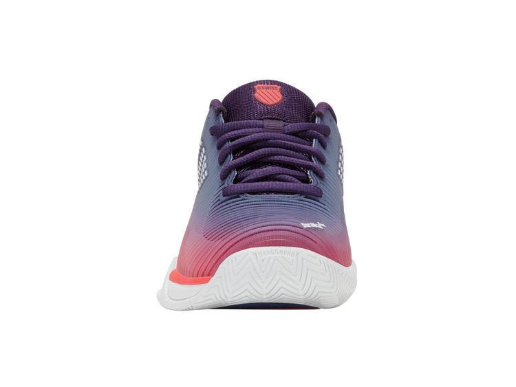 96613-593-M | HYPERCOURT EXPRESS 2 | PURPLE PLUMERIA/WHITE/HOT CORAL