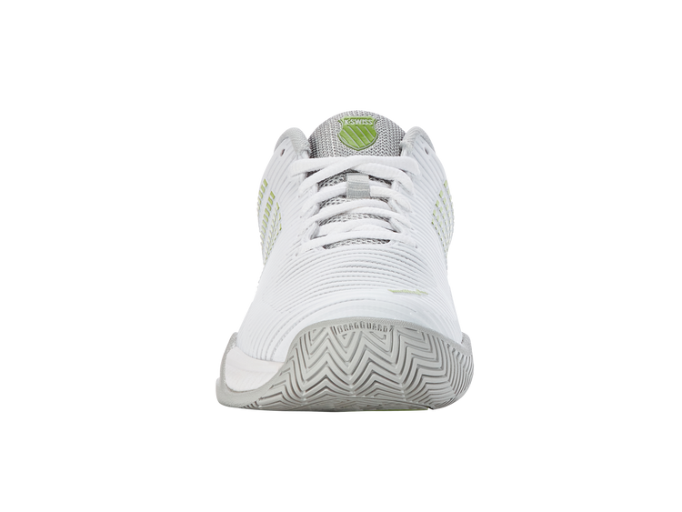 96613-956-M | HYPERCOURT EXPRESS 2 | WHITE/GRAY VIOLET/LIME GREEN