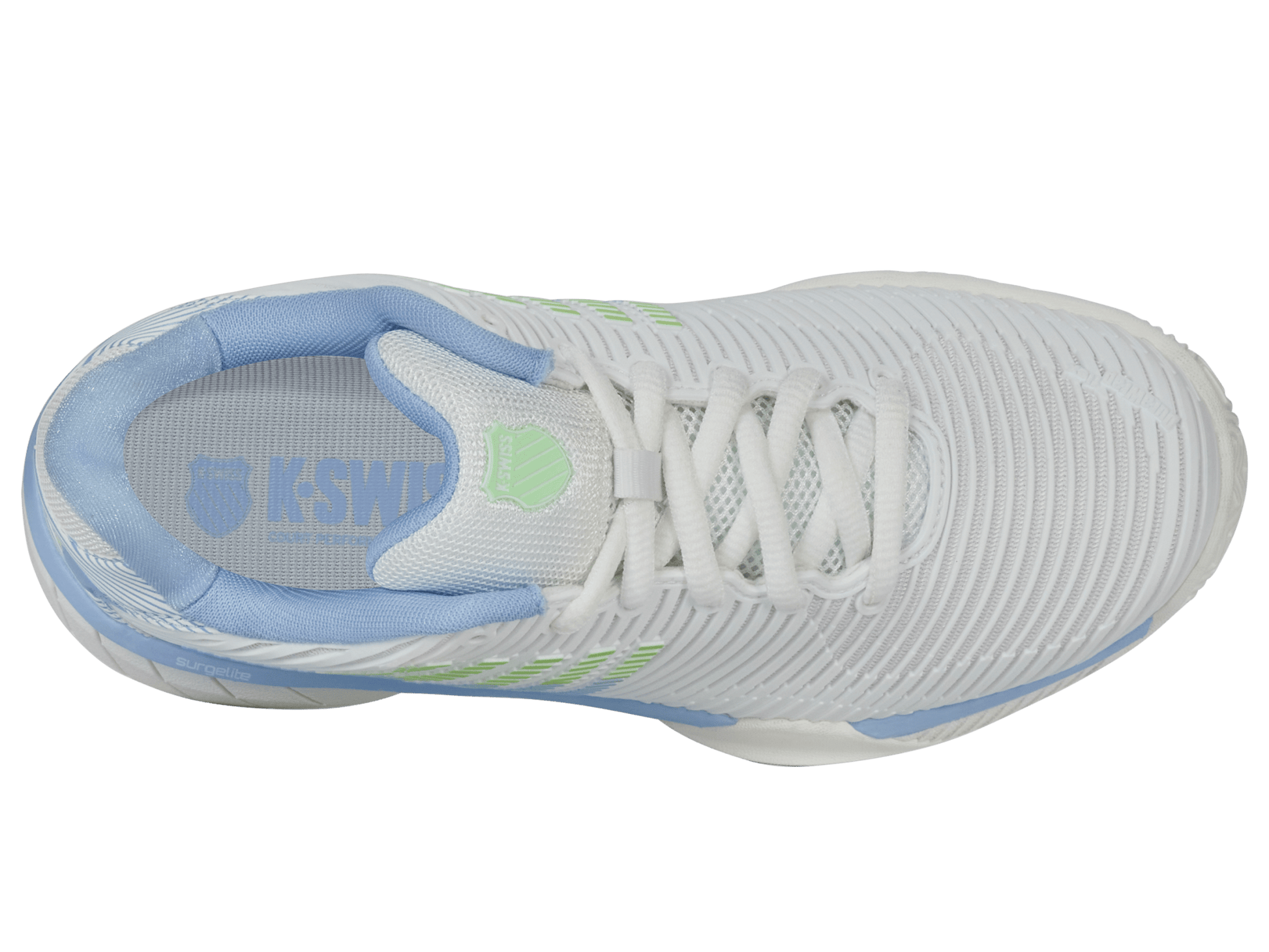 96614 - 126 - M | HYPERCOURT EXPRESS 2 CLAY | LUCENT WHITE/DUTCH CANAL/PARADISE GREEN - K - Swiss US - FOOTWEAR