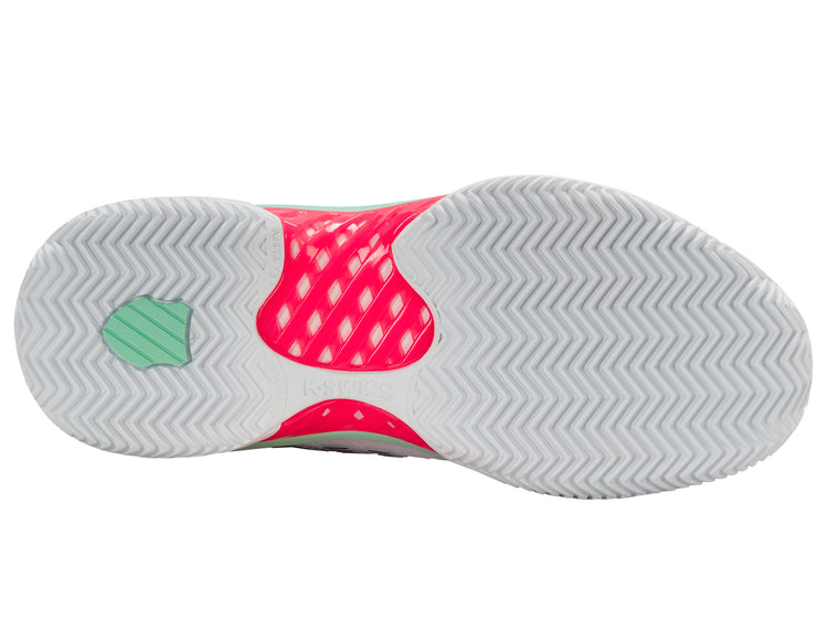96614-178-M | HYPERCOURT EXPRESS 2 CLAY | WHITE/NEON PASTEL PINK/BLACK