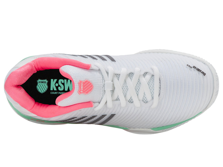 96614-178-M | HYPERCOURT EXPRESS 2 CLAY | WHITE/NEON PASTEL PINK/BLACK