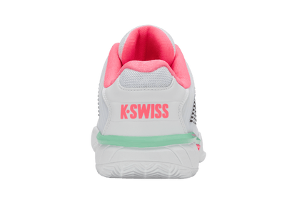 96614 - 178 - M | HYPERCOURT EXPRESS 2 CLAY | WHITE/NEON PASTEL PINK/BLACK - K - Swiss US - FOOTWEAR