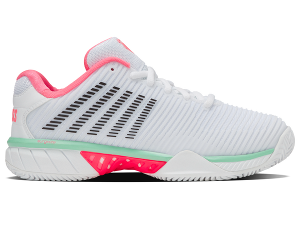 96614-178-M | HYPERCOURT EXPRESS 2 CLAY | WHITE/NEON PASTEL PINK/BLACK
