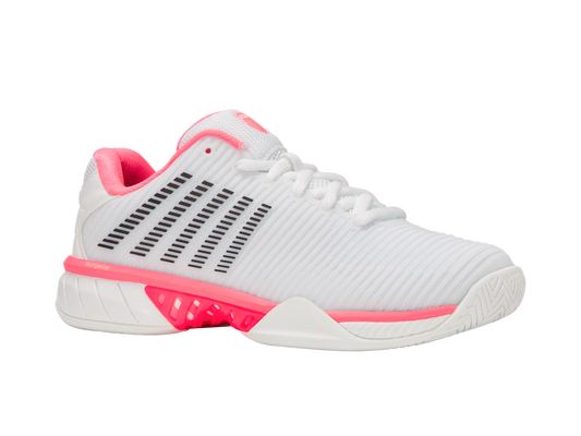 96807-178-W | HYPERCOURT EXPRESS 2-WIDE | WHITE/NEON PASTEL PINK/BLACK