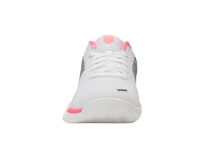 96807-178-W | HYPERCOURT EXPRESS 2-WIDE | WHITE/NEON PASTEL PINK/BLACK