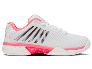 96807 - 178 - W | HYPERCOURT EXPRESS 2 - WIDE | WHITE/NEON PASTEL PINK/BLACK - K - Swiss US - FOOTWEAR