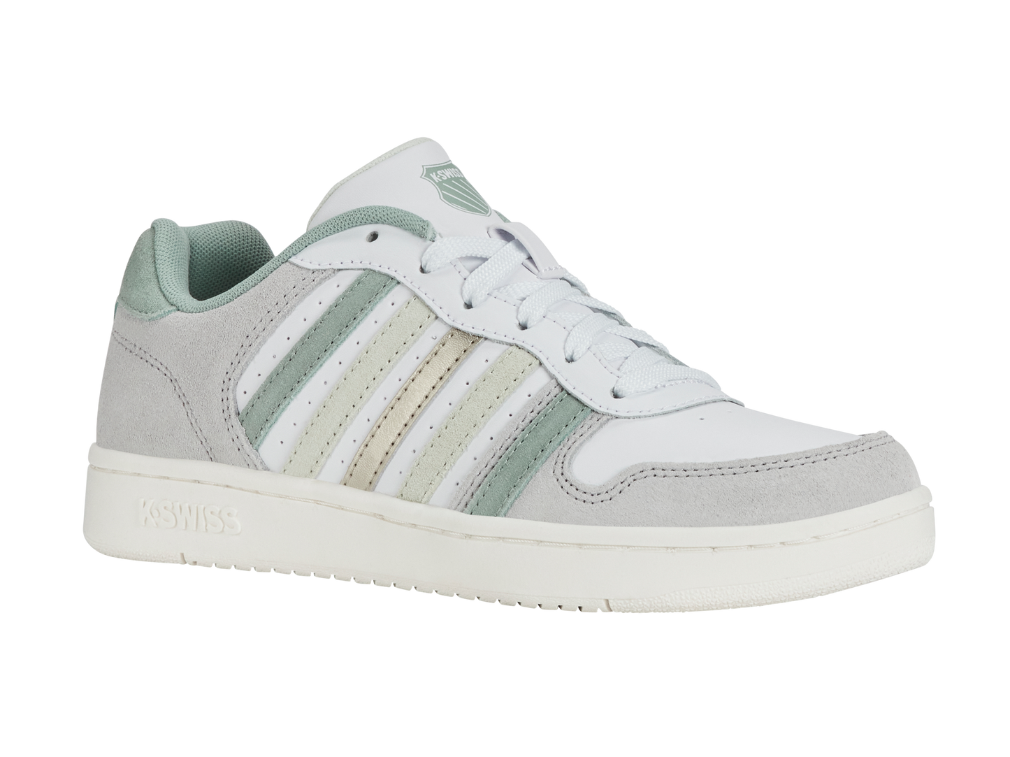 96931-133-M | COURT PALISADES | WHITE/CANARY GREEN/FROSTY GREEN/CHAMPAGNE GOLD