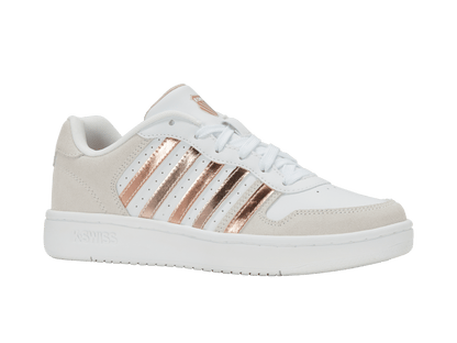 96931 - 158 - M | COURT PALISADES | WHITE/CRYSTAL GREY/ROSE DUST - K - Swiss US - FOOTWEAR