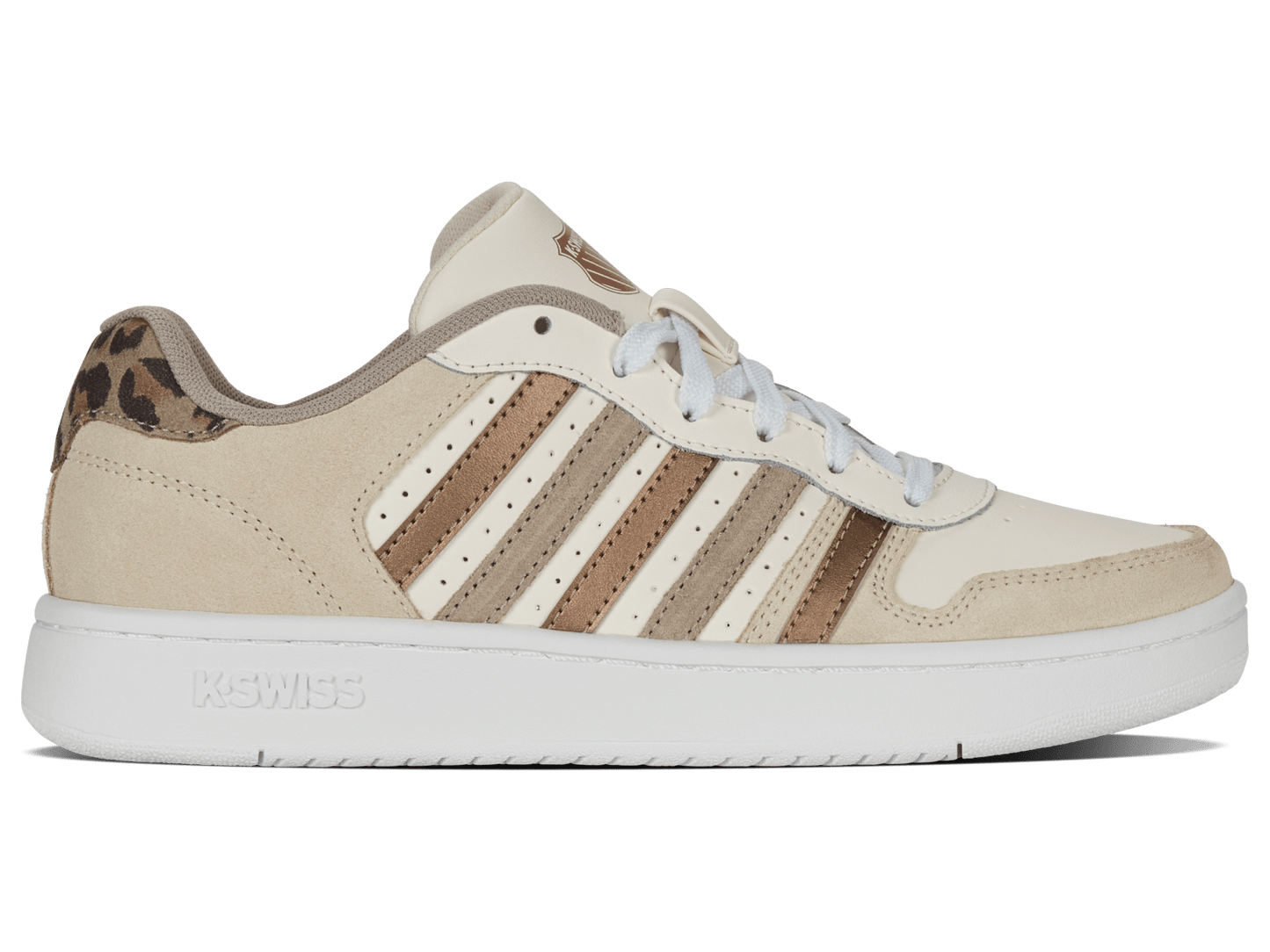 96931 - 909 - M | COURT PALISADES | WHITECAP GRAY/ROSE GOLD/LEO/S WHITE - K - Swiss US - FOOTWEAR
