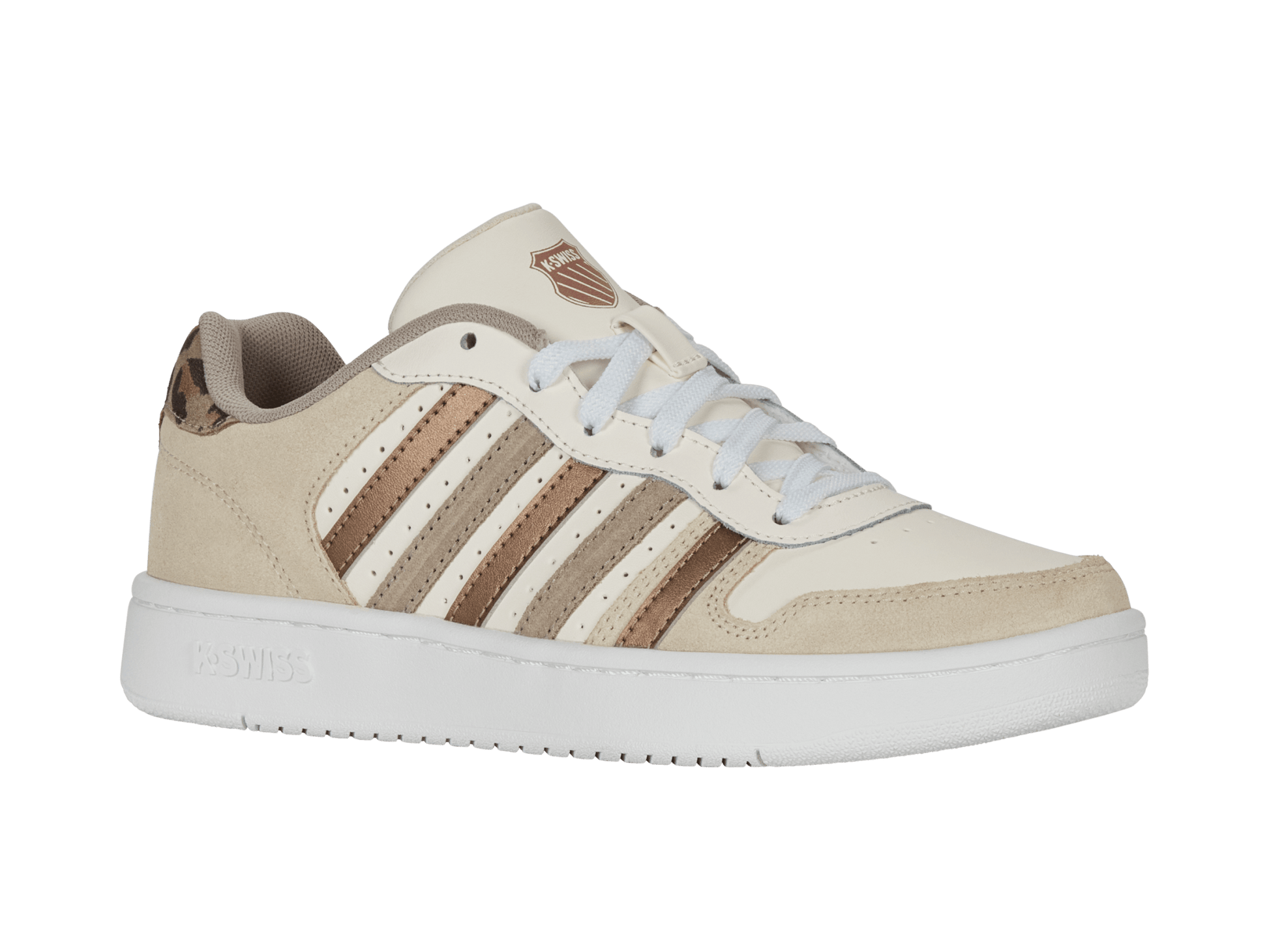 96931 - 909 - M | COURT PALISADES | WHITECAP GRAY/ROSE GOLD/LEO/S WHITE - K - Swiss US - FOOTWEAR