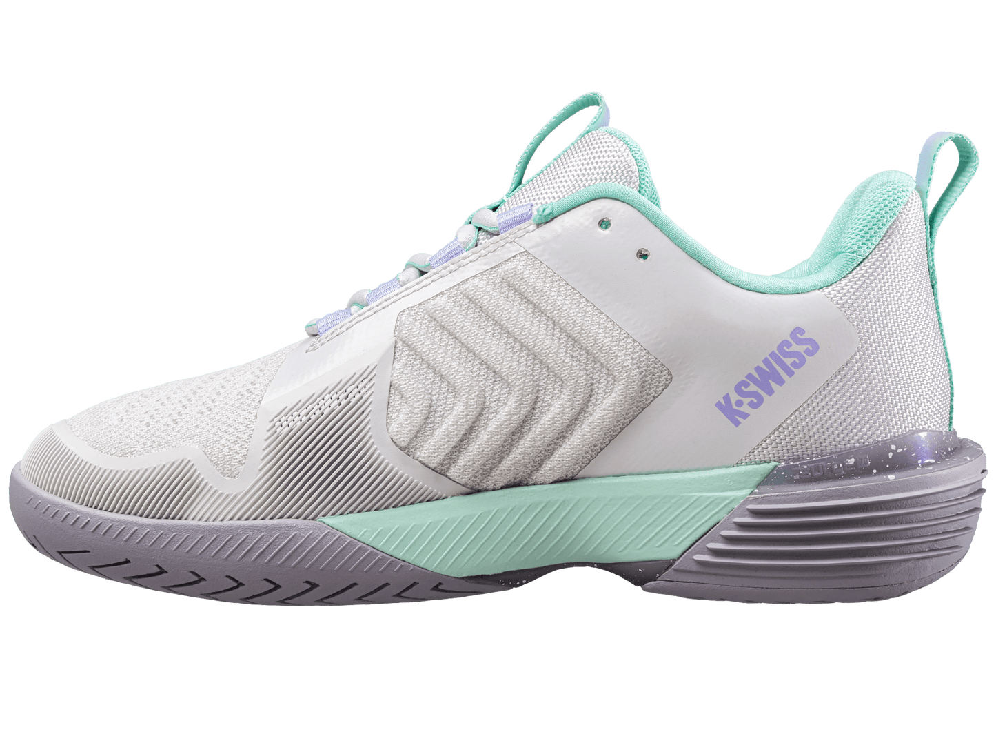 96988 - 020 - M | ULTRASHOT 3 | NIMBUS CLOUD/LILAC GRAY/NEON PURPLE - K - Swiss US - FOOTWEAR