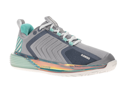 96988 - 092 - M | ULTRASHOT 3 | ALLOY/BRILLIANT WHITE/ TURQUOISE - K - Swiss US - FOOTWEAR