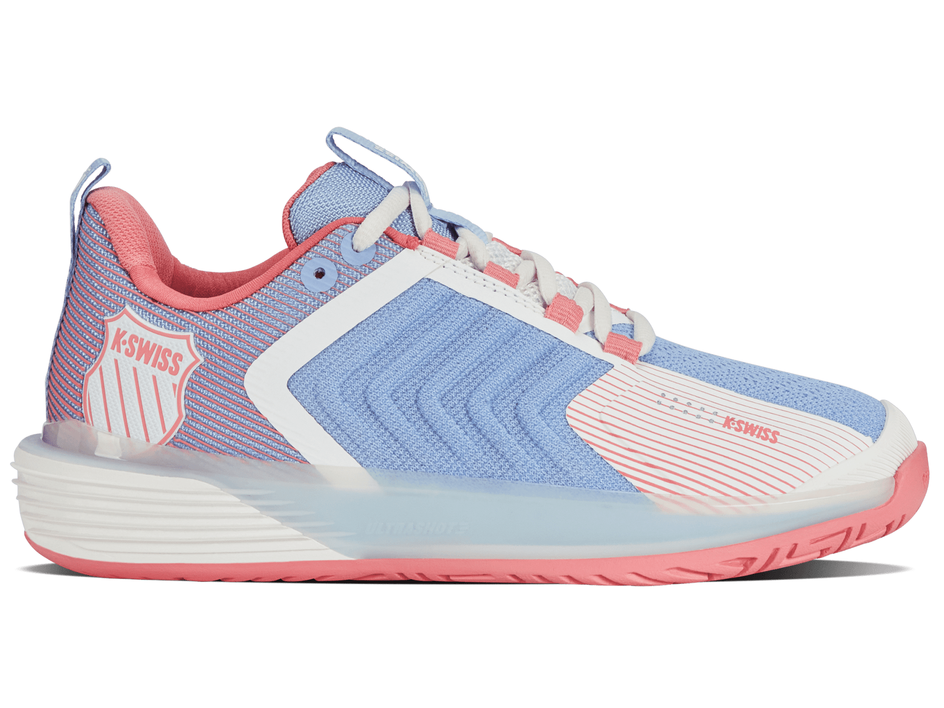 96988 - 178 - M | ULTRASHOT 3 | BRIGHT WHITE/OPEN AIR/STRAWBERRY ICE - K - Swiss US - FOOTWEAR