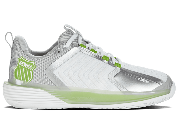 96988 - 956 - M | ULTRASHOT 3 | WHITE/GRAY VIOLET/LIME GREEN - K - Swiss US - FOOTWEAR