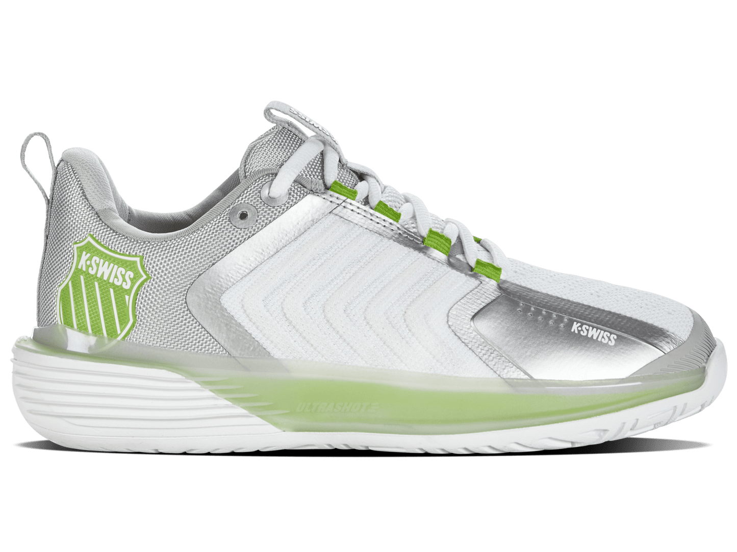 96988 - 956 - M | ULTRASHOT 3 | WHITE/GRAY VIOLET/LIME GREEN - K - Swiss US - FOOTWEAR