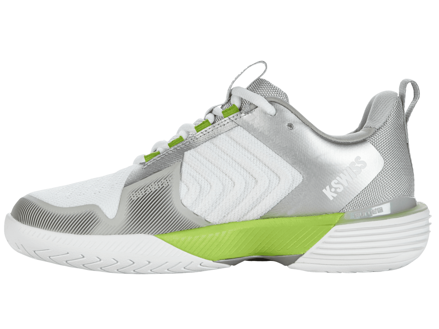 96988 - 956 - M | ULTRASHOT 3 | WHITE/GRAY VIOLET/LIME GREEN - K - Swiss US - FOOTWEAR
