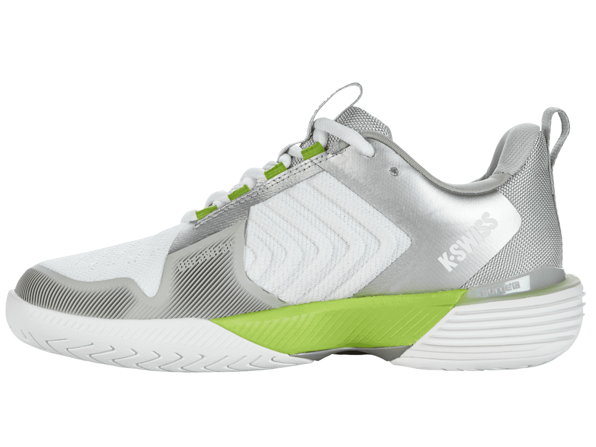 96988 - 956 - M | ULTRASHOT 3 | WHITE/GRAY VIOLET/LIME GREEN - K - Swiss US - FOOTWEAR