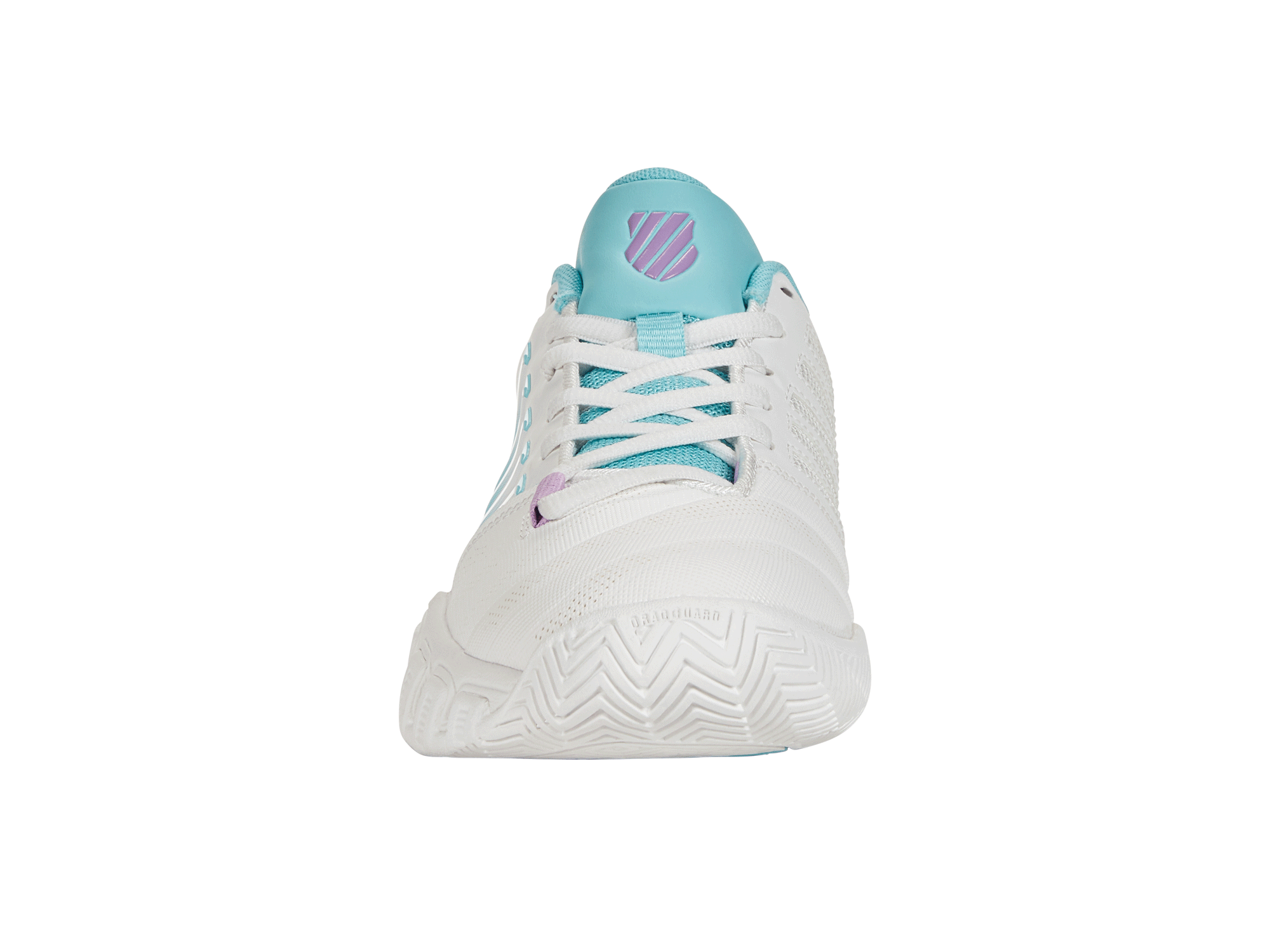 K-Swiss Bigshot Light 4 Womens Tennis Shoe - White/Nile Blue